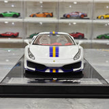 [Dino Model] 1:18 Ferrari 2018 488 Pista Spider White Model Car Resin
