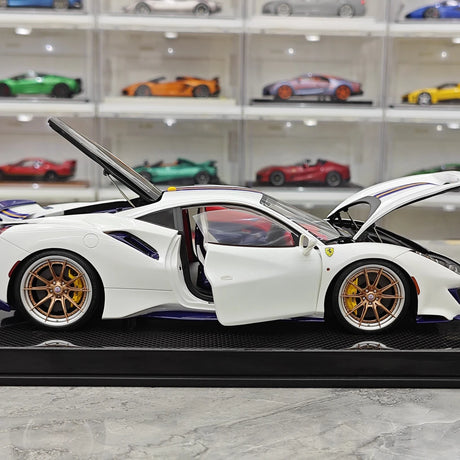 [Dino Model] 1:18 Ferrari 2018 488 Pista Spider White Model Car Resin