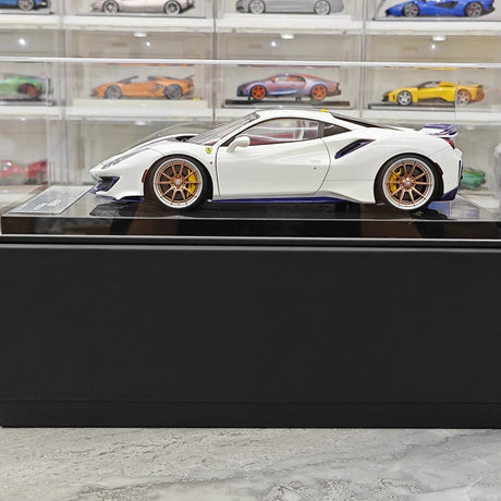 [Dino Model] 1:18 Ferrari 2018 488 Pista Spider White Model Car Resin