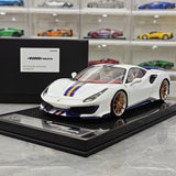 [Dino Model] 1:18 Ferrari 2018 488 Pista Spider White Model Car Resin