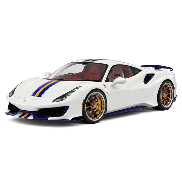 [Dino Model] 1:18 Ferrari 2018 488 Pista Spider White Model Car Resin