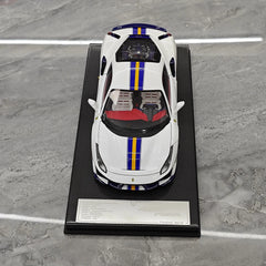 [Dino Model] 1:18 Ferrari 2018 488 Pista Spider White Model Car Resin