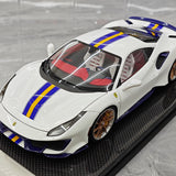[Dino Model] 1:18 Ferrari 2018 488 Pista Spider White Model Car Resin