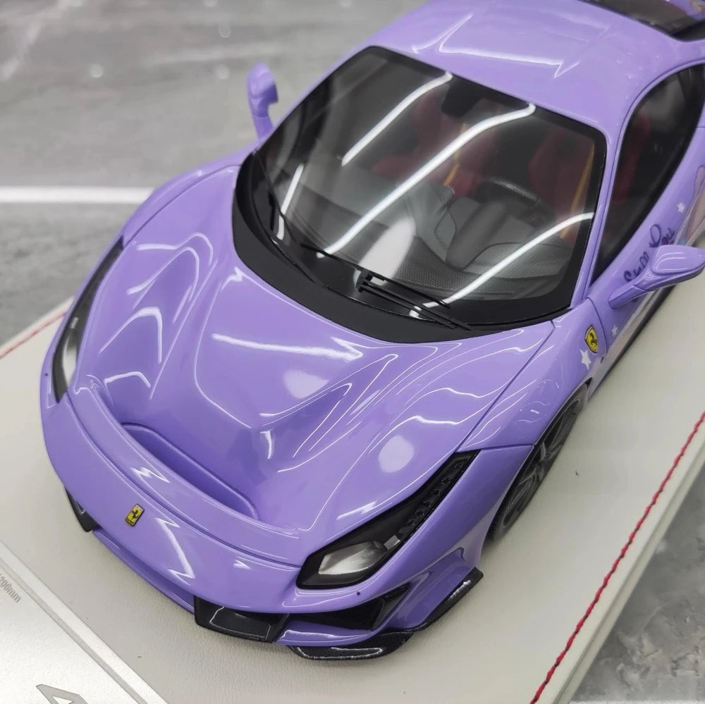 [Dino Model] 1:18 Ferrari 2018 488 Pista StellaLou modellbil harts