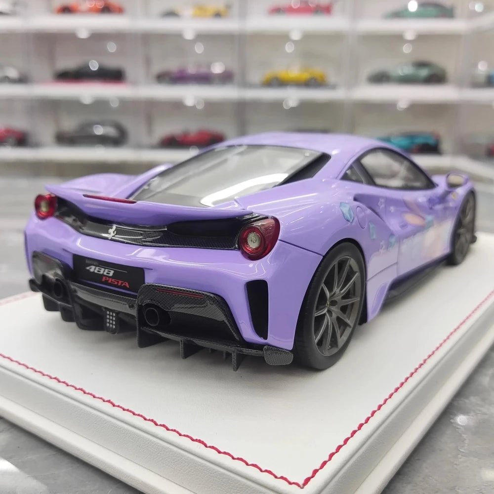 [Dino Model] 1:18 Ferrari 2018 488 Pista StellaLou modellbil harts
