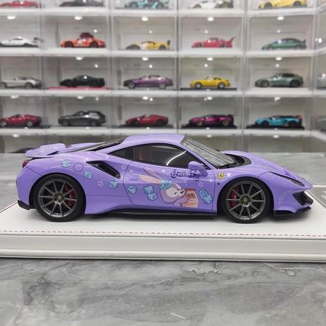 [Dino Model] 1:18 Ferrari 2018 488 Pista StellaLou modellbil harts