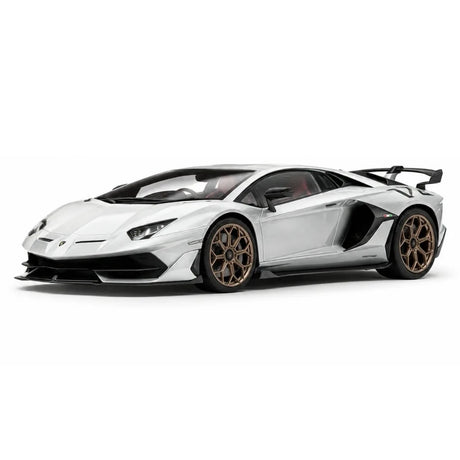 Dino Model Lamborghini 2018 Aventador SVJ Coupe Silver 1:18 – Verzamelbare resin modelhars