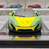 [Dino Model] 1:18 McLaren 2013 P1 Green & Yellow Model Car Resin
