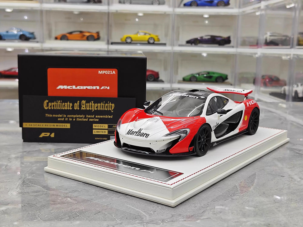 [Dino Model] 1:18 McLaren 2013 P1 Marlboro modellbil resin