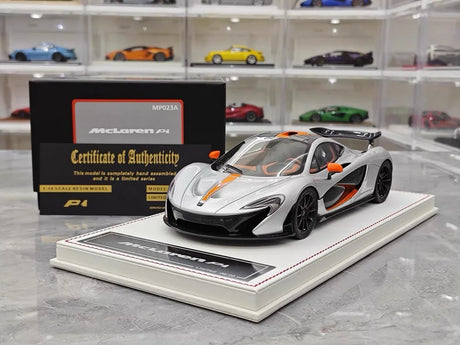 [Dino Model] 1:18 McLaren 2013 P1 Silver Model Car Resin