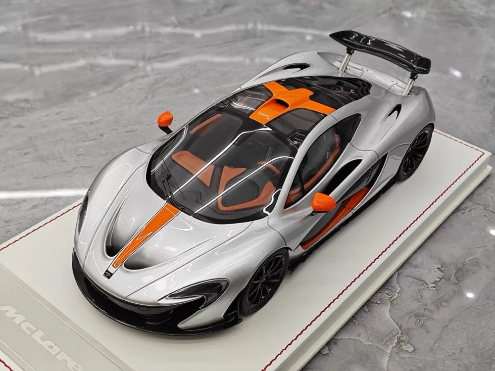 [Dino Model] 1:18 McLaren 2013 P1 Silver Model Car Resin