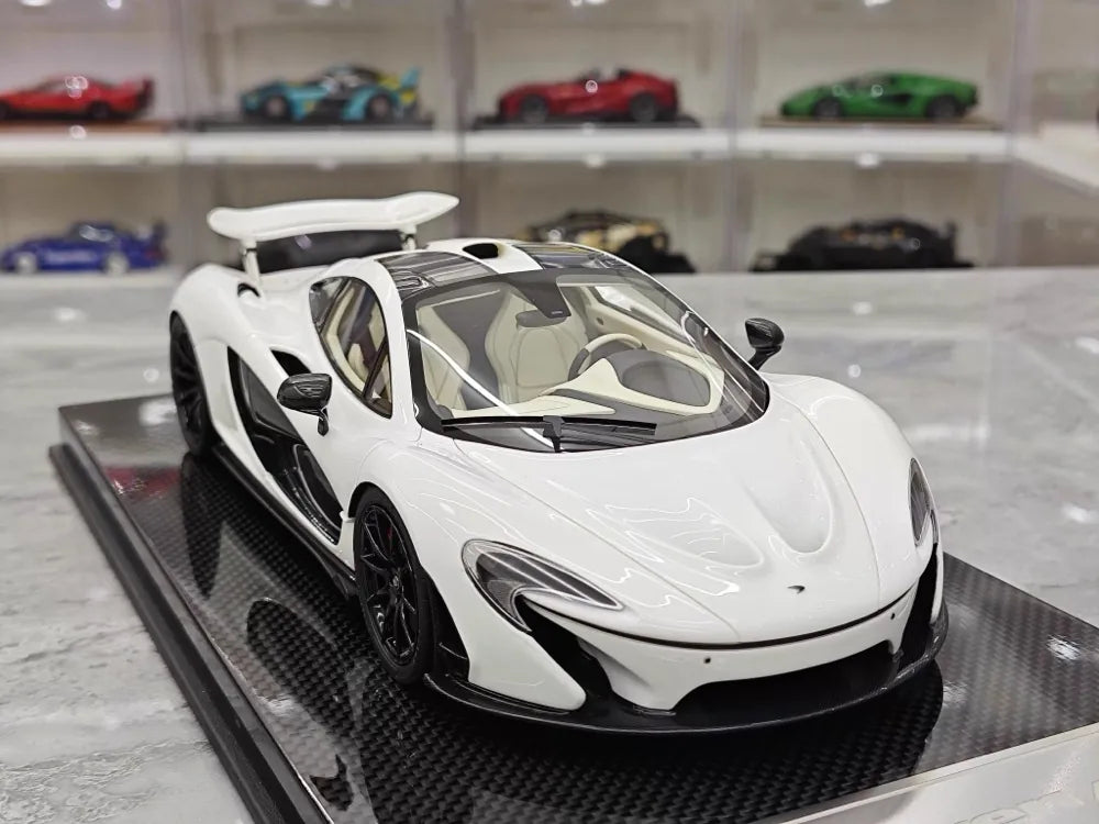 [Dino Model] 1:18 McLaren 2013 P1 blanc voiture miniature Resin