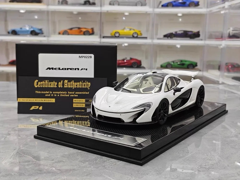 [Dino Model] 1:18 McLaren 2013 P1 White Model Car Resin