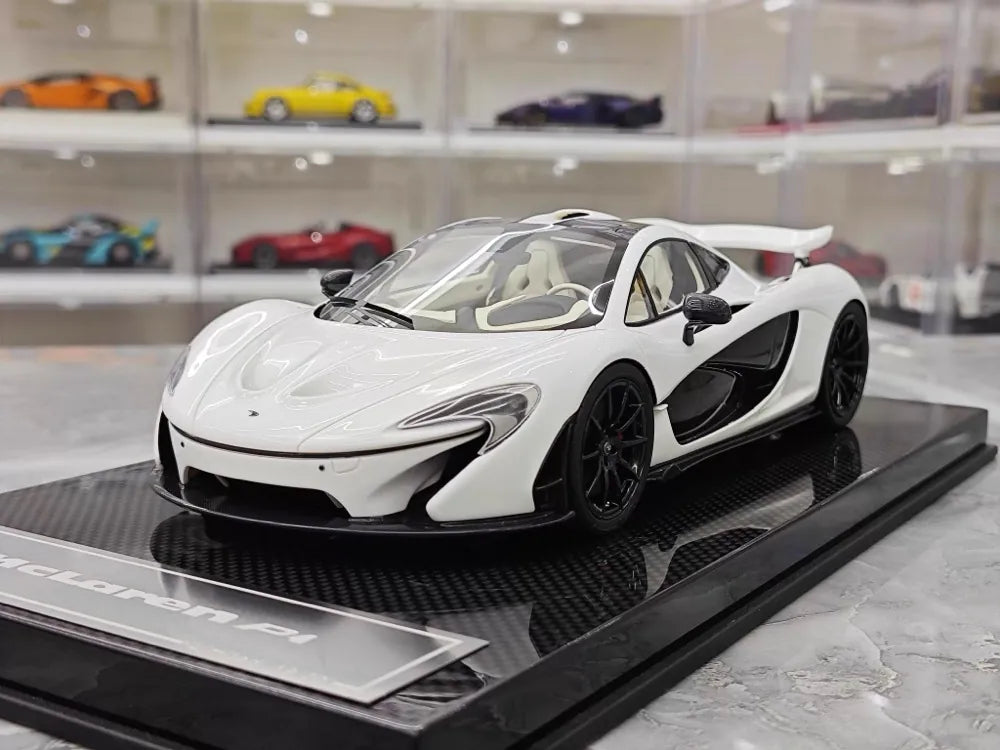 [Dino Model] 1:18 McLaren 2013 P1 blanc voiture miniature Resin