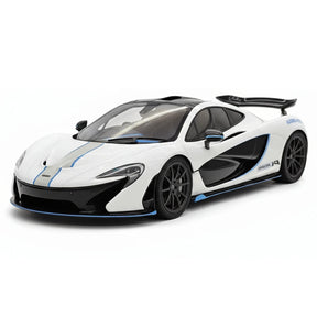 [Dino Model] 1:18 McLaren 2013 P1 White & Blue Model Car Resin