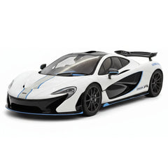 [Dino modello] 1:18 McLaren 2013 P1 bianco & blu modellino di auto resina