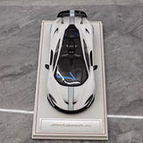 [Dino Model] 1:18 McLaren 2013 P1 White & Blue Model Car Resin