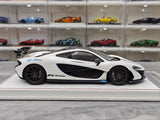 [Dino Model] 1:18 McLaren 2013 P1 White & Blue Model Car Resin