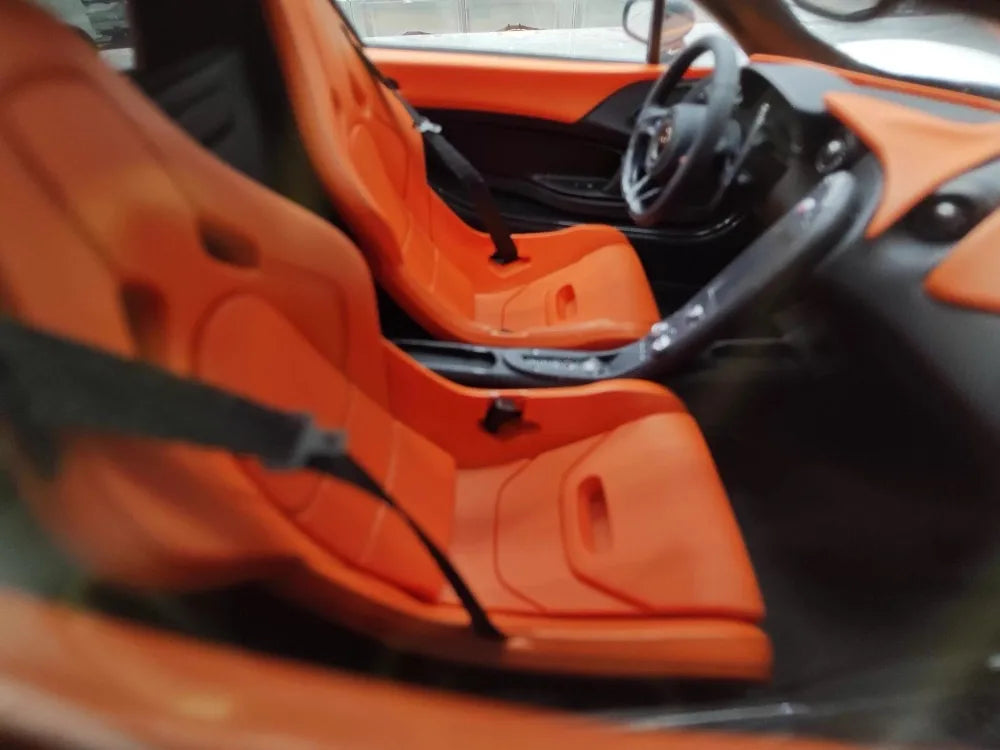 [Dino modello] 1:18 McLaren 2013 P1 bianco & arancione modellino di auto resina