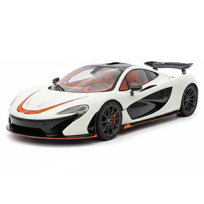 [Dino Model] 1:18 McLaren 2013 P1 White & Orange Model Car Resin