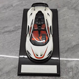 [Dino Model] 1:18 McLaren 2013 P1 White & Orange Model Car Resin