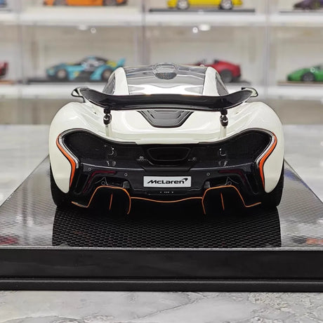 [Dino Model] 1:18 McLaren 2013 P1 White & Orange Model Car Resin