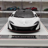[Dino Model] 1:18 McLaren 2013 P1 White & Red Model Car Resin