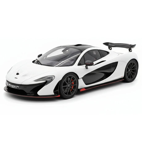 [Dino Model] 1:18 McLaren 2013 P1 White & Red Model Car Resin