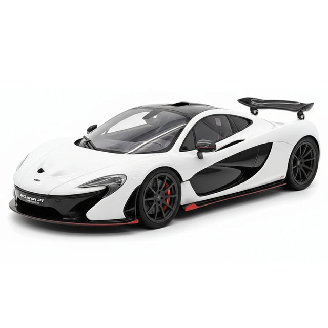 [Dino Model] 1:18 McLaren 2013 P1 White & Red Model Car Resin
