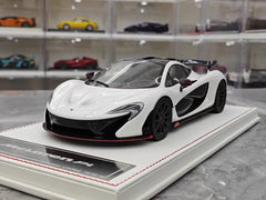 [Dino modello] 1:18 McLaren 2013 P1 bianco & rosso modellino di auto resina
