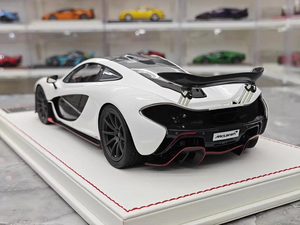 [Dino Model] 1:18 McLaren 2013 P1 White & Red Model Car Resin
