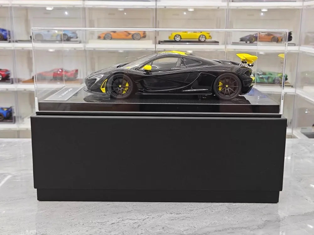 [Dino Model] 1:18 McLaren 2013 P1 noir & jaune voiture miniature Resin