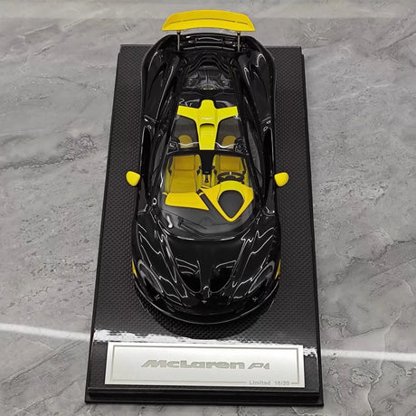 [Dino Model] 1:18 McLaren 2013 P1 Black & Yellow Model Car Resin