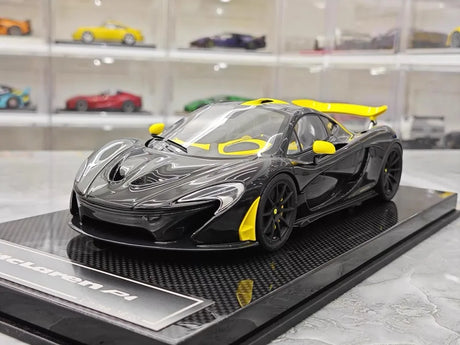 [Dino Model] 1:18 McLaren 2013 P1 Black & Yellow Model Car Resin