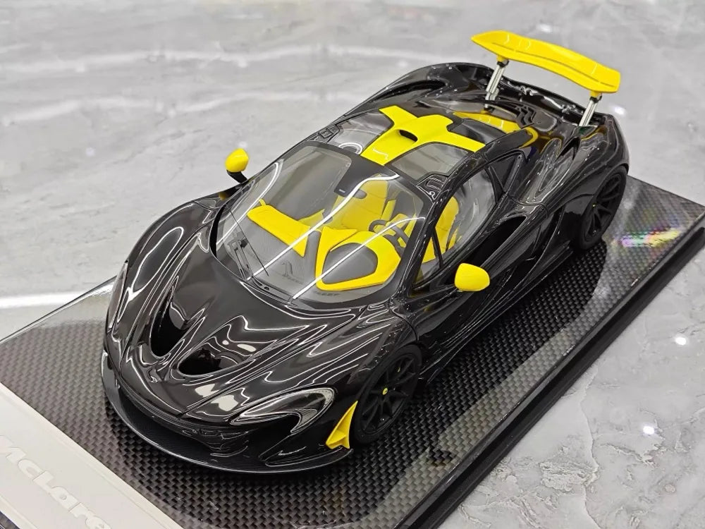 [Dino Model] 1:18 McLaren 2013 P1 Black & Yellow Model Car Resin