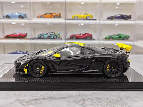 [Dino Model] 1:18 McLaren 2013 P1 Black & Yellow Model Car Resin