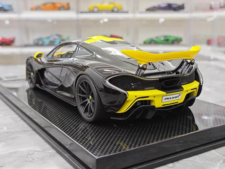 [Dino Model] 1:18 McLaren 2013 P1 Black & Yellow Model Car Resin
