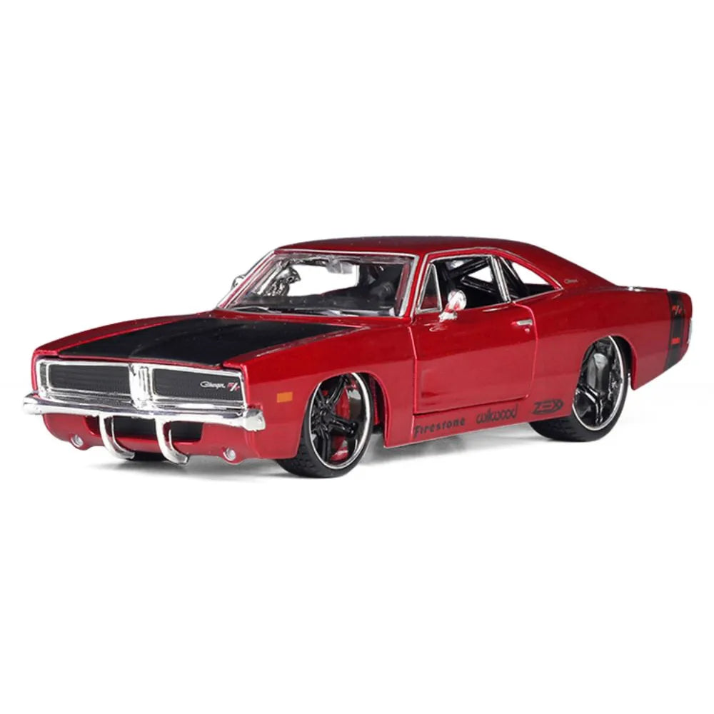 1:24 Dodge 1969 Charger R/T Modified Mod Die Cast Model Car
