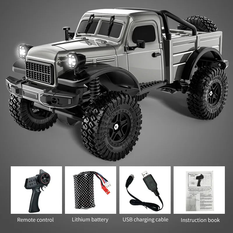 1:18 RC Climbing Truck – Dodge Power Wagon Military Off-Road Truck Model RC Car