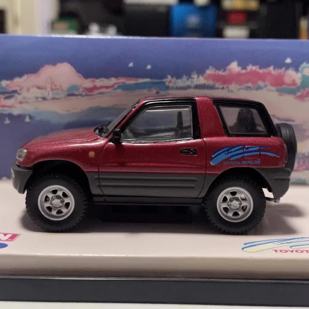 [Dragon] 1:43 Toyota 1994 RAV4 2-Door Red Model Car Die-Cast