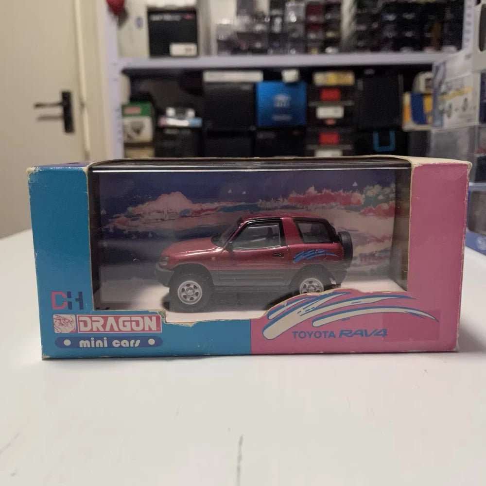 [Dragon] 1:43 Toyota 1994 RAV4 2-Door Red Model Car Die-Cast
