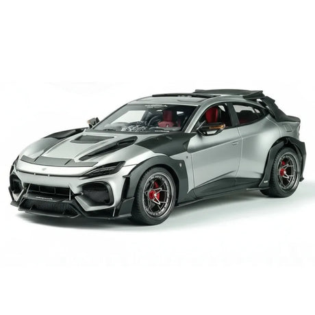 [DreamWalkers] 1:18 Ferrari 2024 Purosangue Mansory Matte Silver Model Car Resin