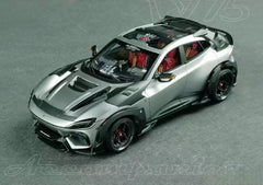 [DreamWalkers] 1:18 Ferrari 2024 Purosangue Mansory Matte Silver Model Car Resin