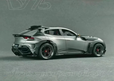 [DreamWalkers] 1:18 Ferrari 2024 Purosangue Mansory Matte Silver Model Car Resin