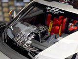 [DreamWalkers] 1:18 Ferrari 2024 Purosangue Mansory Matte Silver Model Car Resin