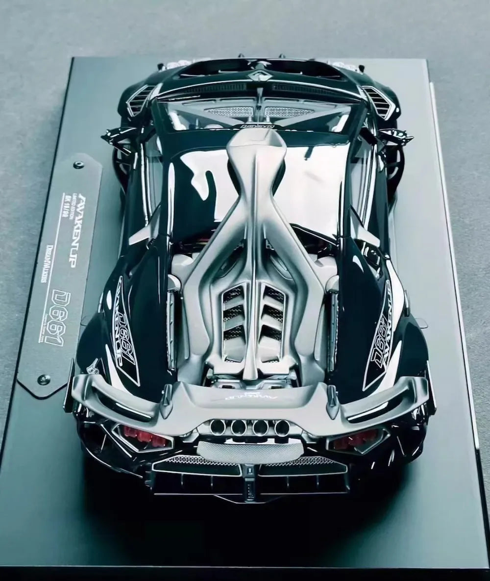 [DreamWalkers] 1:18 Lamborghini 2020 Huracan D661 Glossy Black Model Car Resin