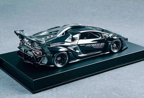 [DreamWalkers] 1:18 Lamborghini 2020 Huracan D661 Glossy Black Model Car Resin