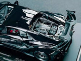[DreamWalkers] 1:18 Lamborghini 2020 Huracan D661 Glossy Black Model Car Resin