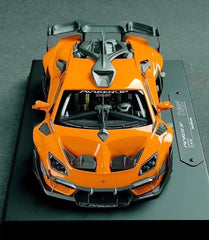 [DreamWalkers] 1:18 Lamborghini 2020 Huracan D661 Glossy Orange Model Car Resin