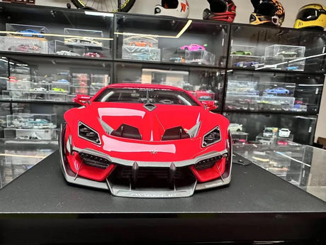 [DreamWalkers] 1:18 Lamborghini 2020 Huracan D661 Glossy Red Model Car Resin